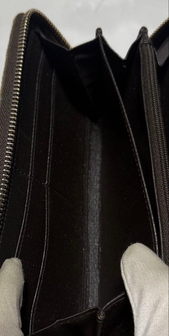 極美品✨ グッチ　GUCCI 長財布　GGスプリーム ラウンドファスナー