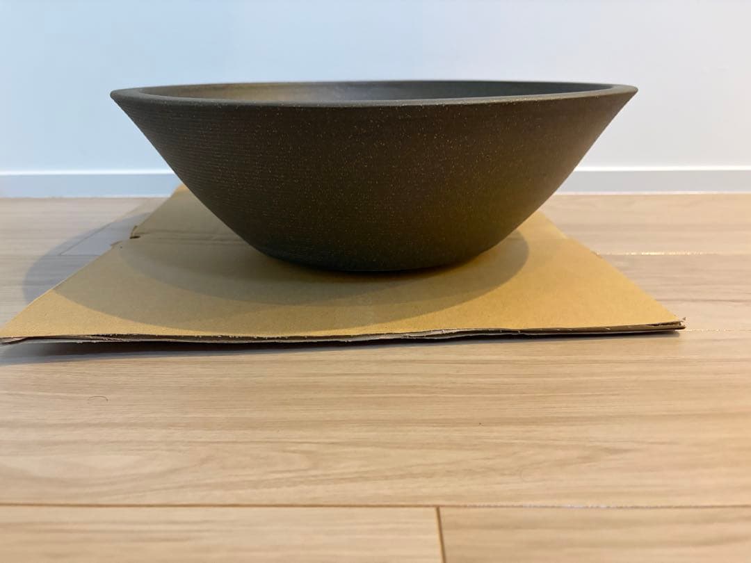 ユニソン　ウォーターポット　陶芸ポット　セレス　ダークブラウン　ガーデンパン