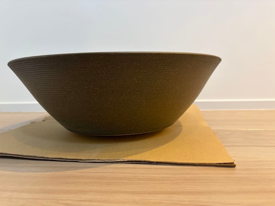 ユニソン　ウォーターポット　陶芸ポット　セレス　ダークブラウン　ガーデンパン