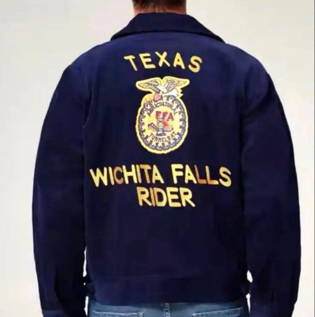 #85 FFA JACKET Lサイズ レプリカ ジャケット ネイビー