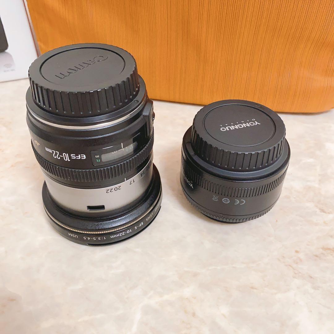 【レンズ2個セット】Canon EOS80D 一眼レフカメラ　本体　レンズセット