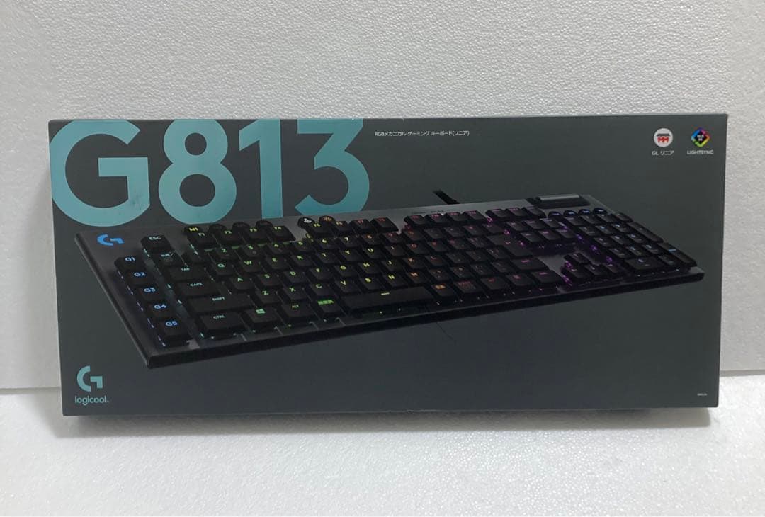 【新品未開封】Logicool G813 クリッキー GLゲーミングキーボード