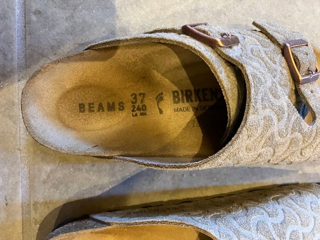 BEAMS 別注BIRKENSTOCK Zurich BONE PATTERN
