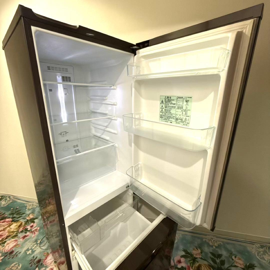 Panasonic パーソナル冷蔵庫 168L ブラウン NR-B176W-T