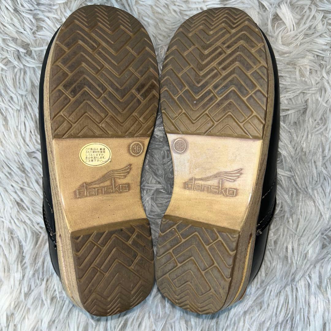 美品 dansko Professional ブラック 木目調ソール 36サイズ