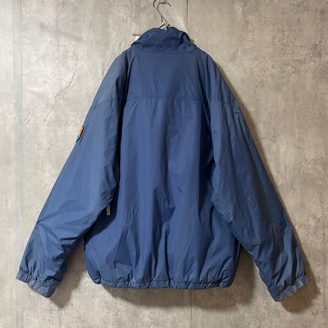 Burtonバートンスキーウェアスノーボードジャケット紺ネイビー青ブルー刺繍ロゴ