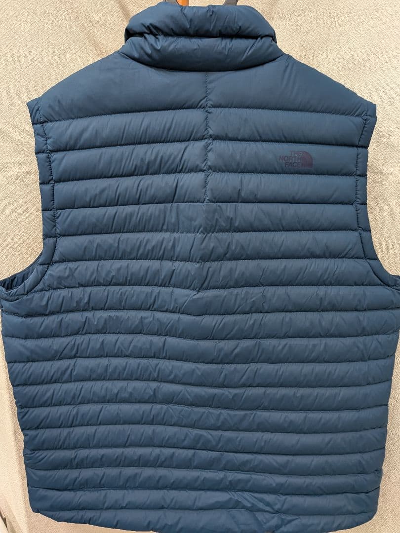 美品 THE NORTH FACE 700 ネイビー ダウンベスト ノース XL
