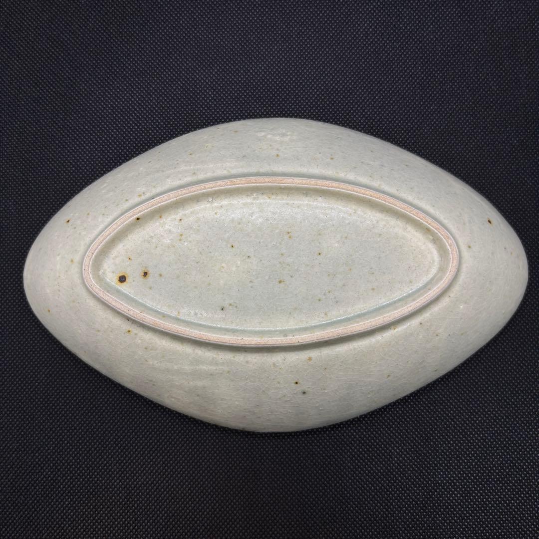 コウホ窯 市野吉記 バッチャン 楕円皿 新品未使用