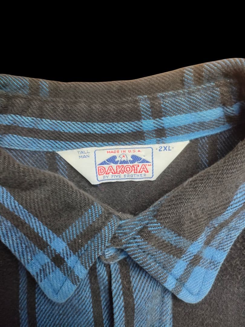 80s DAKOTA Five Brother USA製 ネルシャツ 2XL