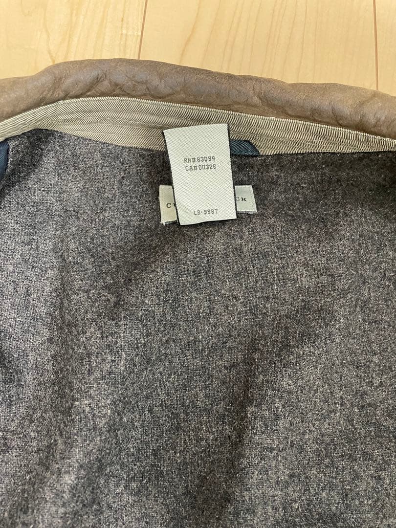 ワークジャケット　企業ロゴ　古着