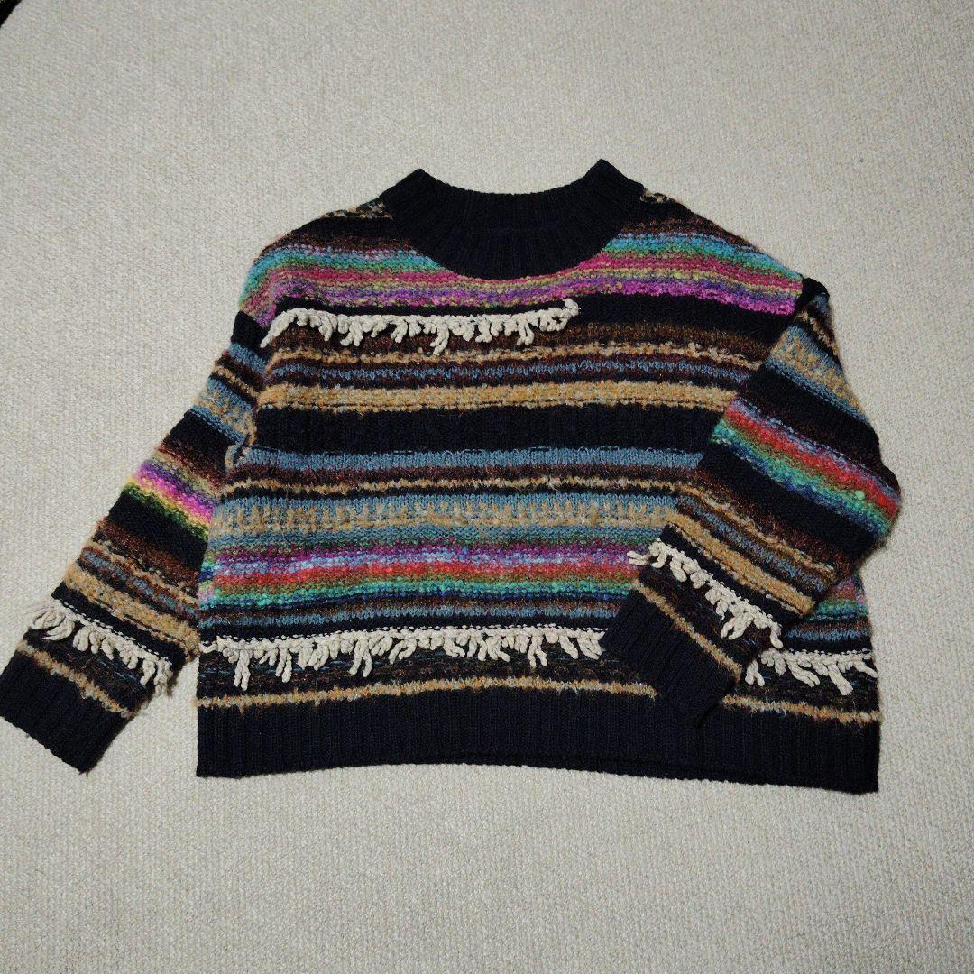 佐藤繊維　FUGA FUGA　マルチカラーニット