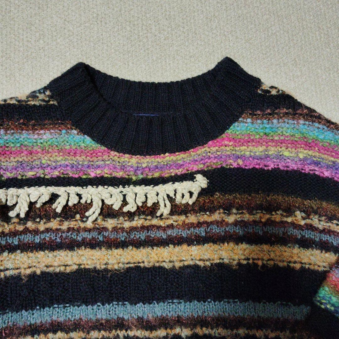 佐藤繊維　FUGA FUGA　マルチカラーニット