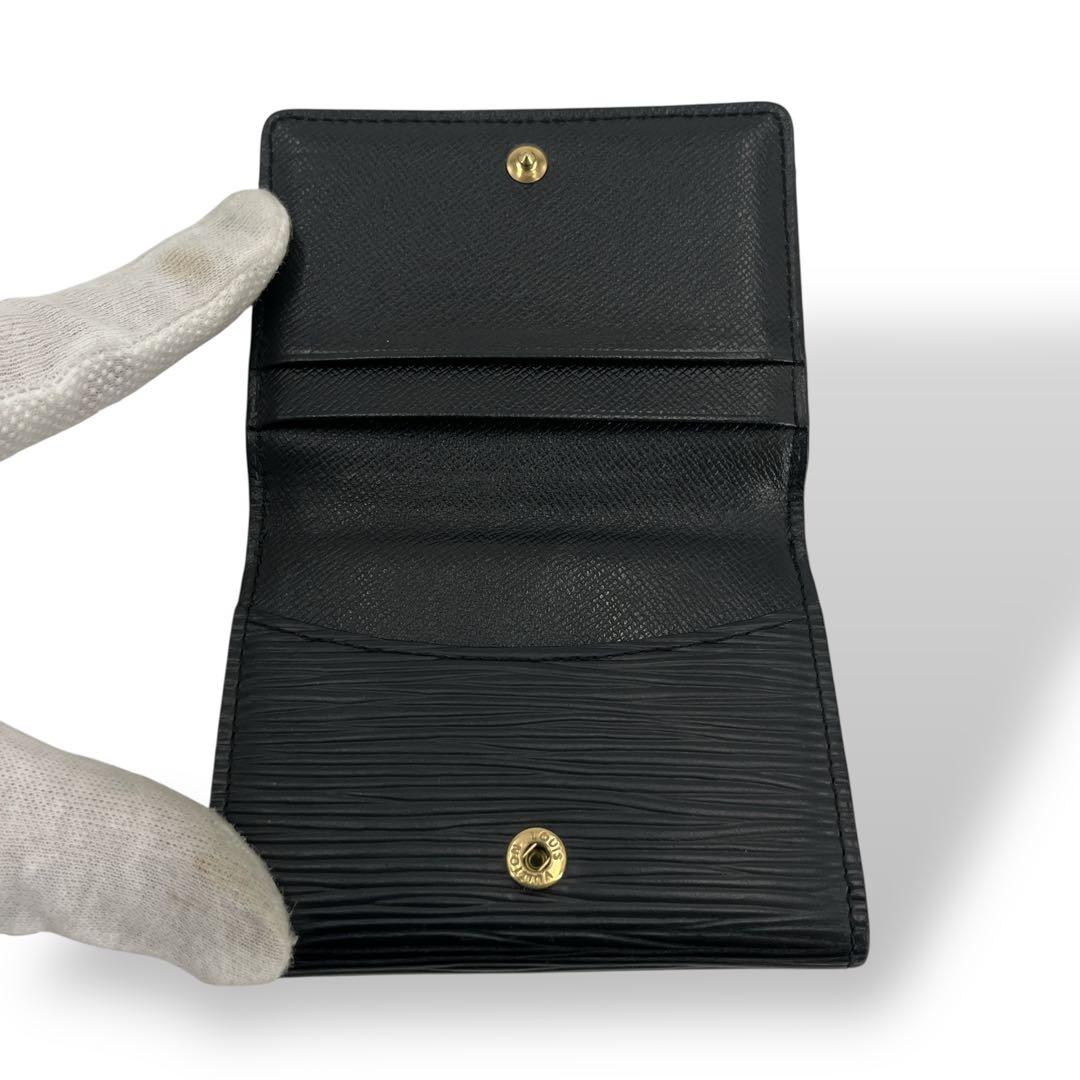LOUIS VUITTON ラドロー　ケース　カードケース　エピ　ロゴ　黒