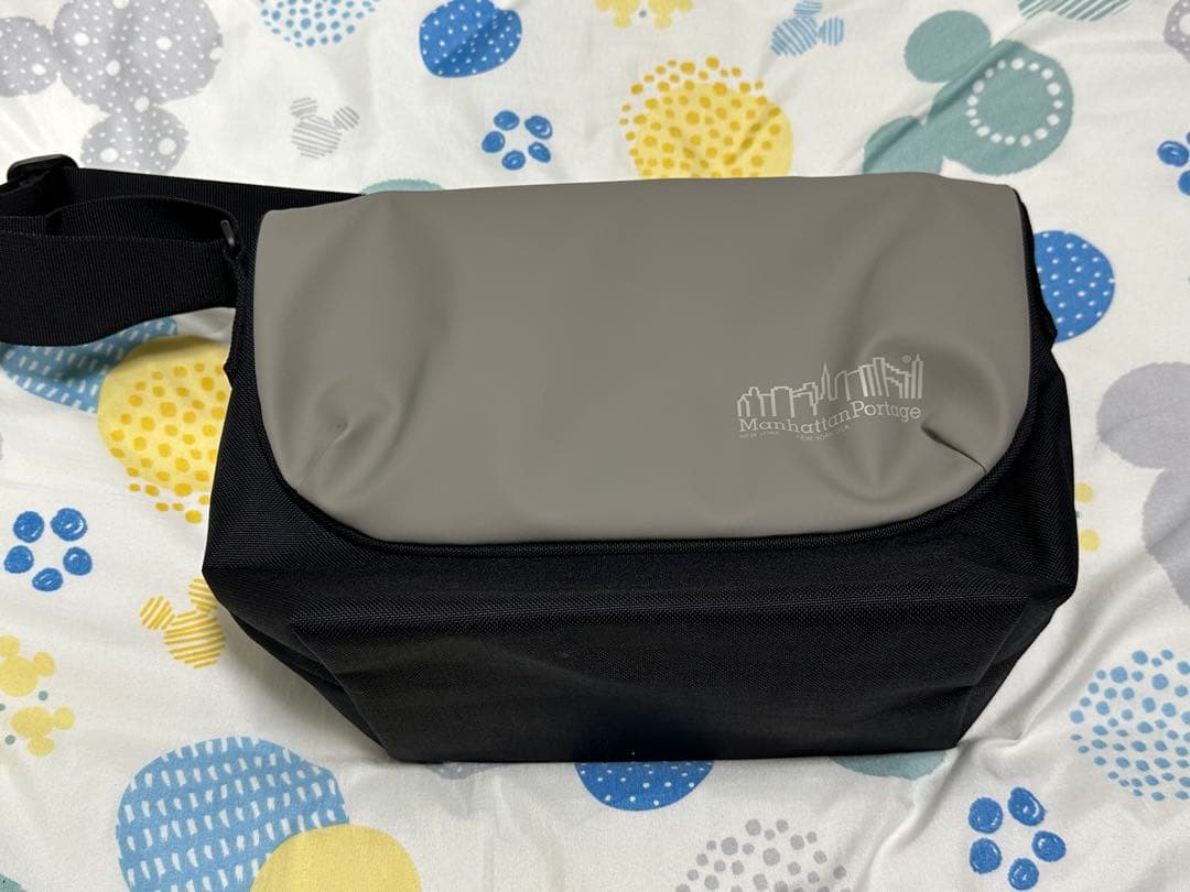 マンハッタンポーテージ メッセンジャーバッグ グレー/ブラック