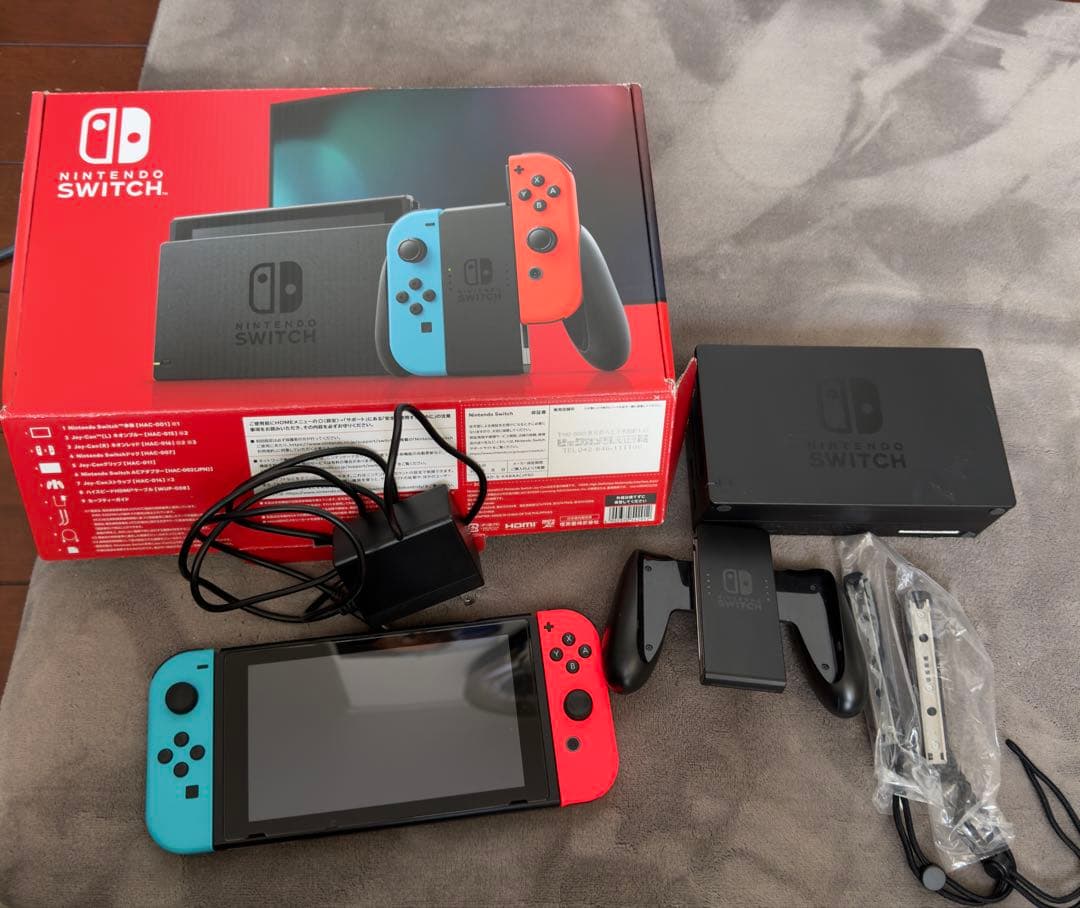 F*l様 Nintendo Switch ネオンレッド/ブルー ＋ハードケース