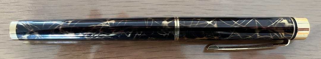 SHEAFFER 黒 万年筆 ゴールド装飾 80年代