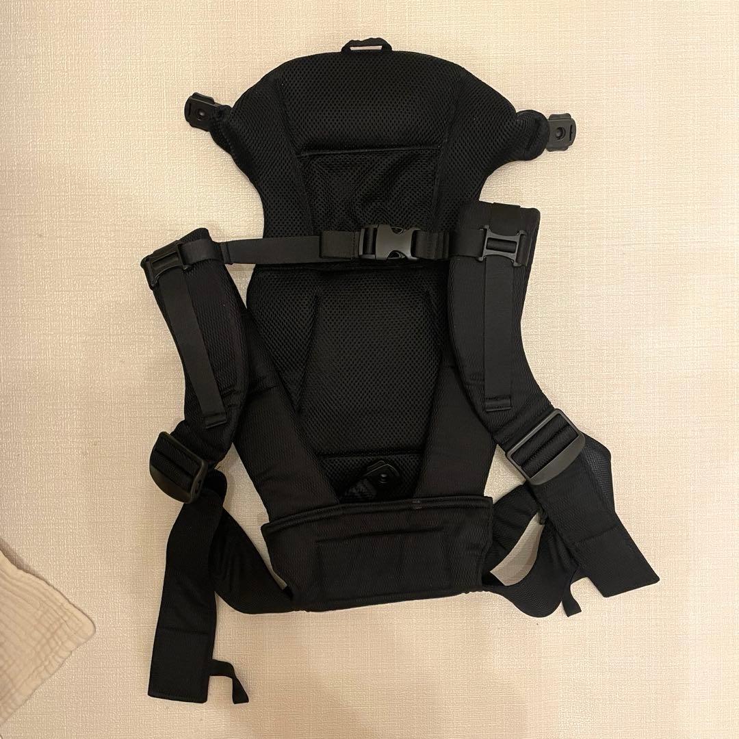 ミキハウス ファーストベビーキャリア 抱っこ紐　新生児 ブラック