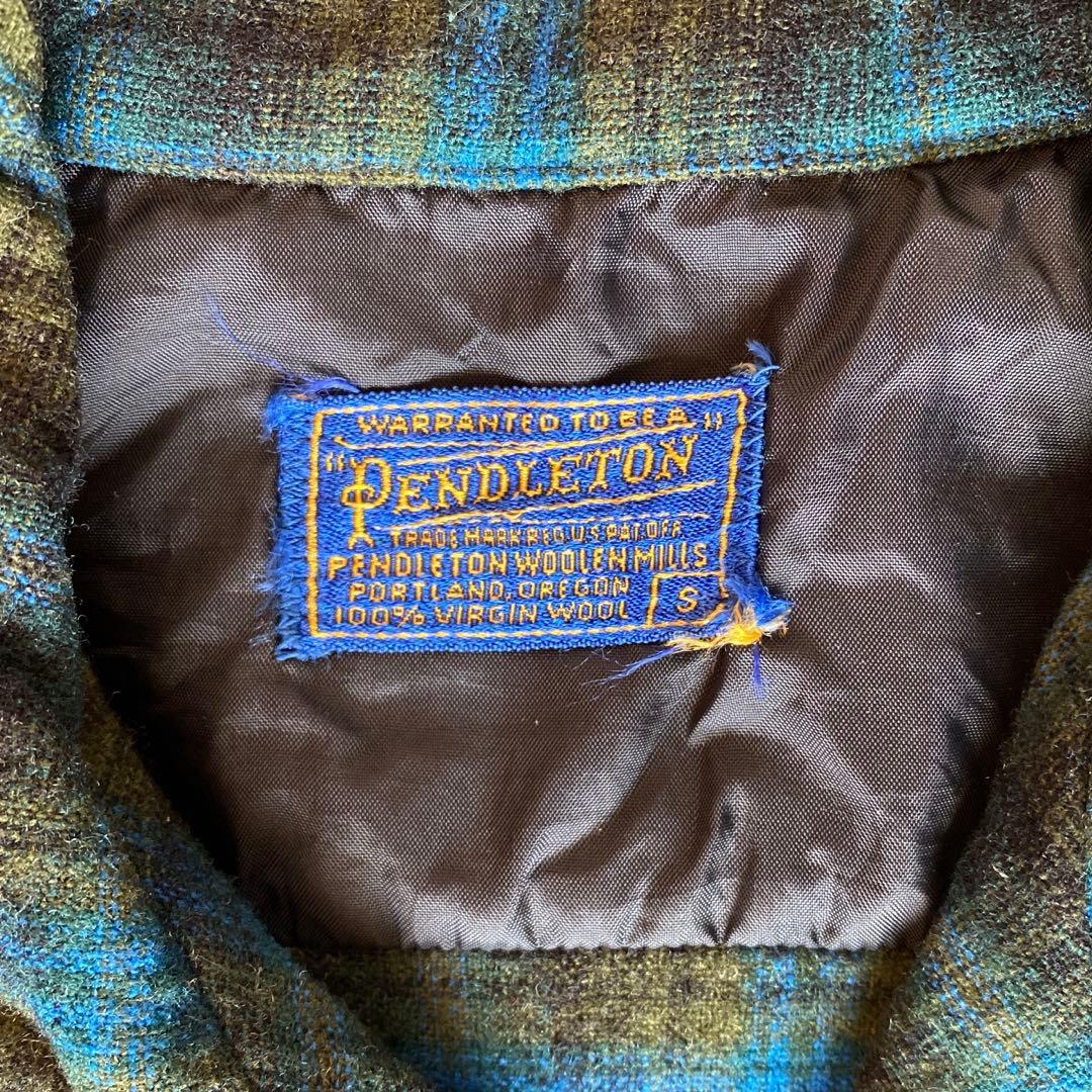 60s Pendleton ペンドルトン オンブレ シャドーチェック ウール