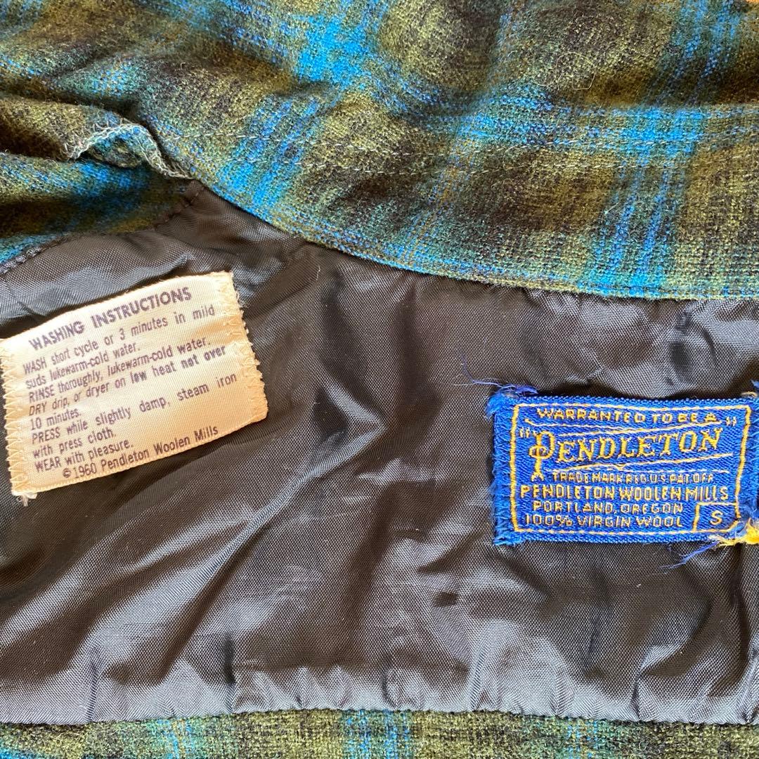 60s Pendleton ペンドルトン オンブレ シャドーチェック ウール