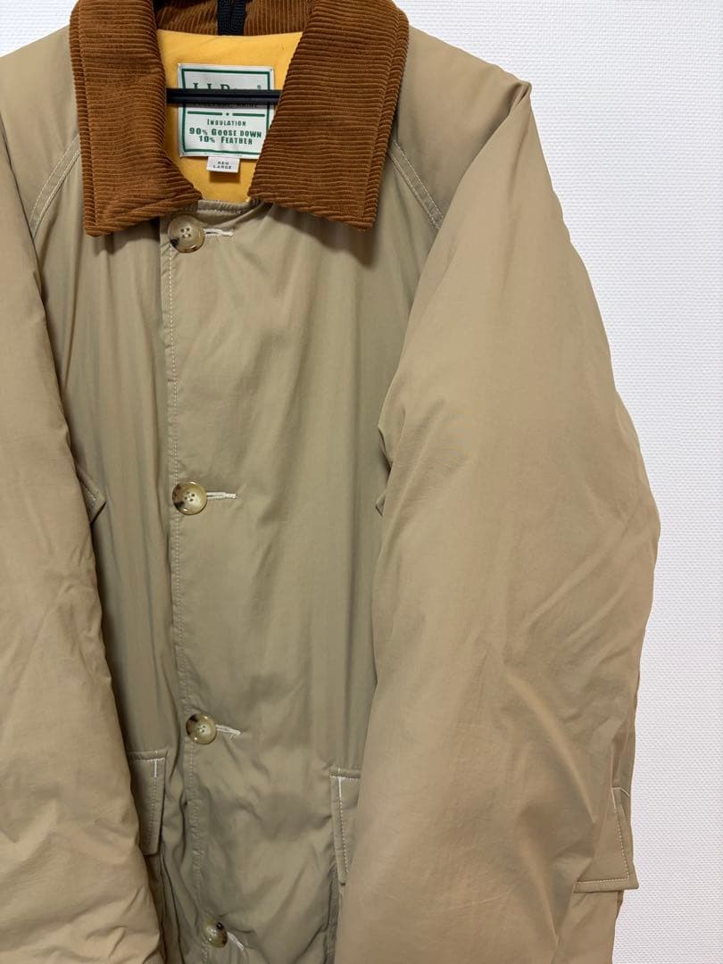 エルエルビーン　ダウンジャケット　ベージュ