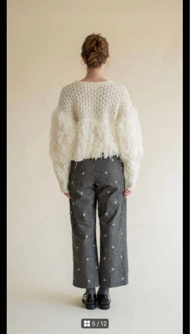 【Acka.】mix knit cardigan