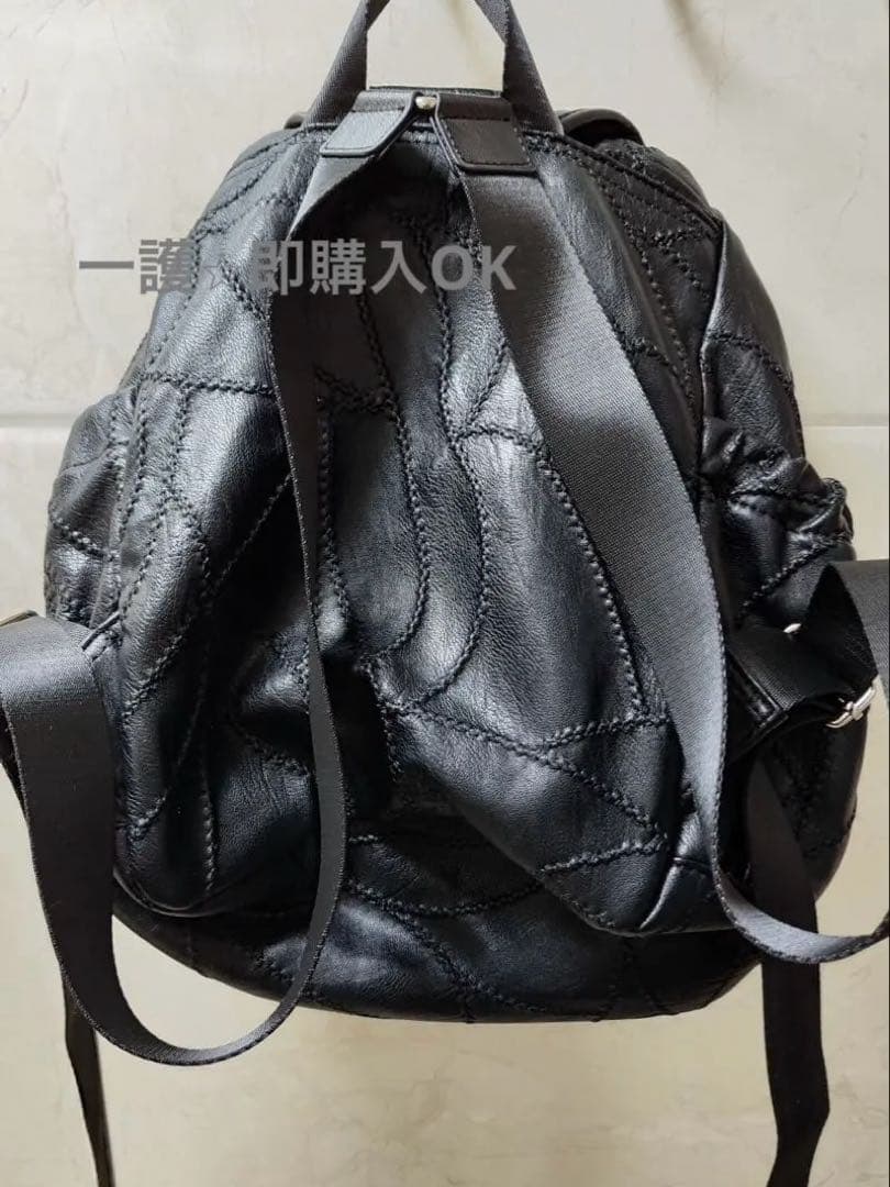 ason アズオン ブラック リュック ロゴ入り