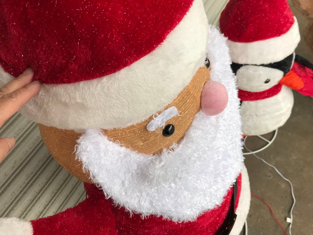 【展示品・箱無し】クリスマスデコレーション サンタと仲間たち