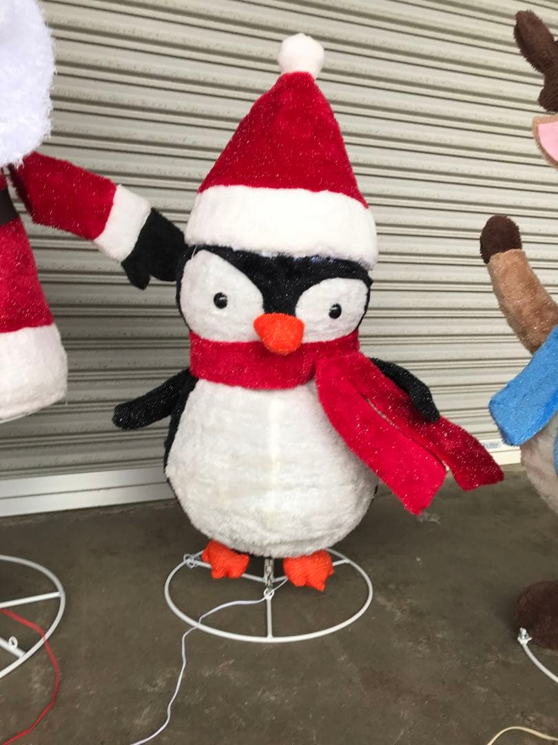 【展示品・箱無し】クリスマスデコレーション サンタと仲間たち