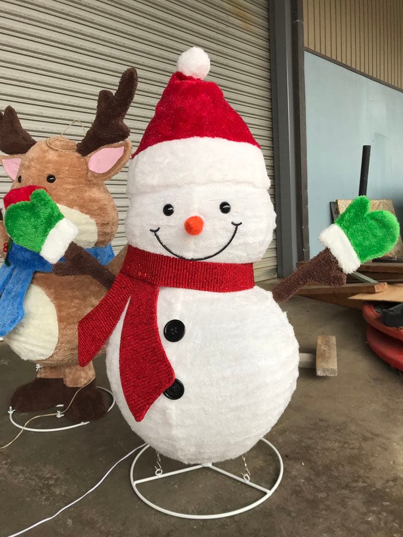 【展示品・箱無し】クリスマスデコレーション サンタと仲間たち