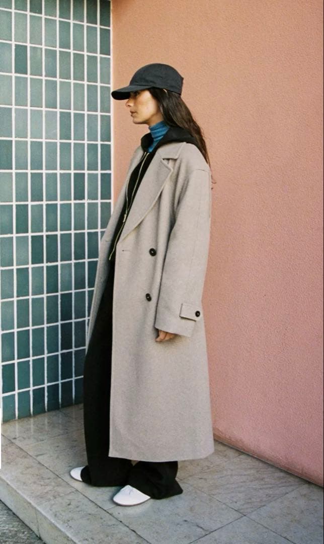 ソフトオーバーサイズコート