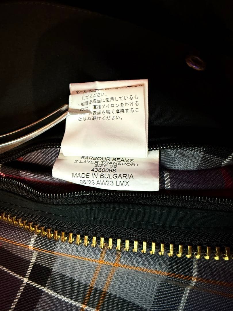 Barbour × BEAMS 別注 transport トランスポート　36