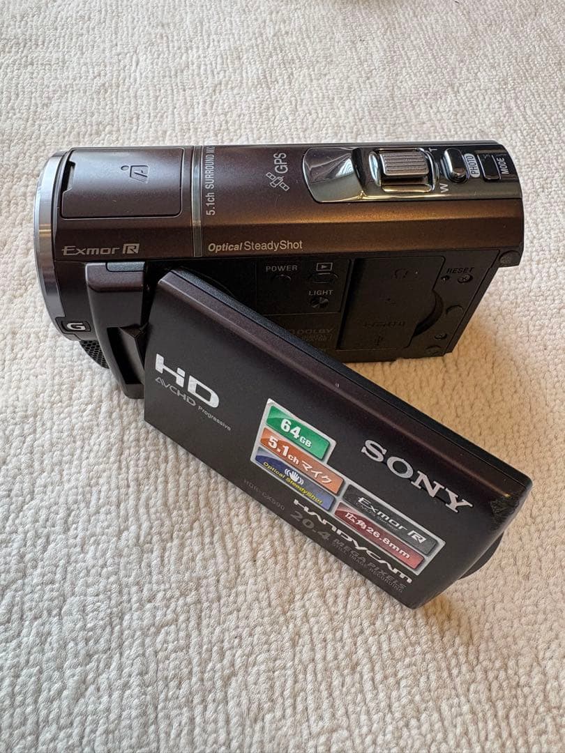 【動作確認ＯＫ】SONY　Handycam　HDR-CX590V 専用バック付き