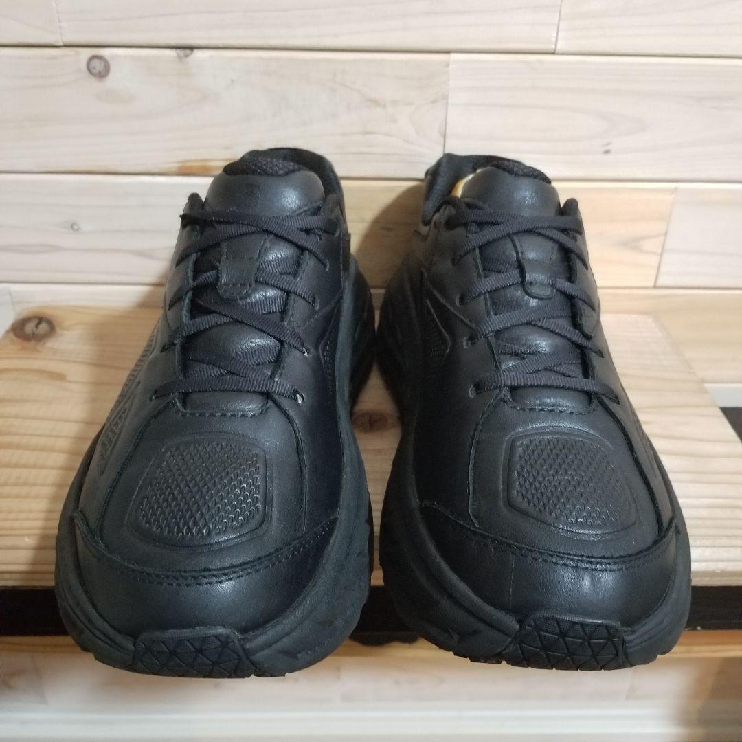 極美品　ホカ オネオネ　BONDI LTR WIDE　レザースニーカー　26.0