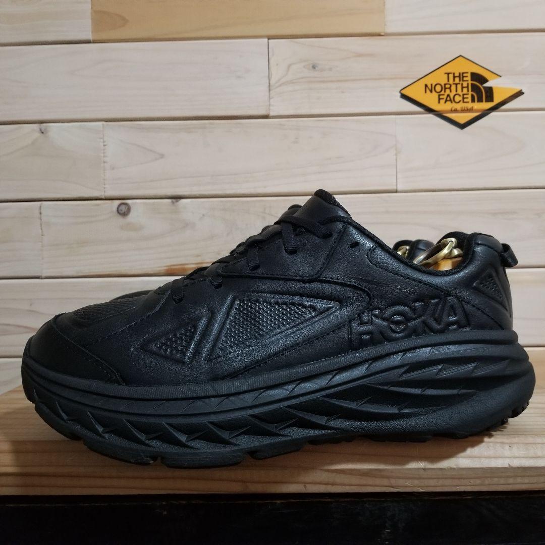 極美品　ホカ オネオネ　BONDI LTR WIDE　レザースニーカー　26.0