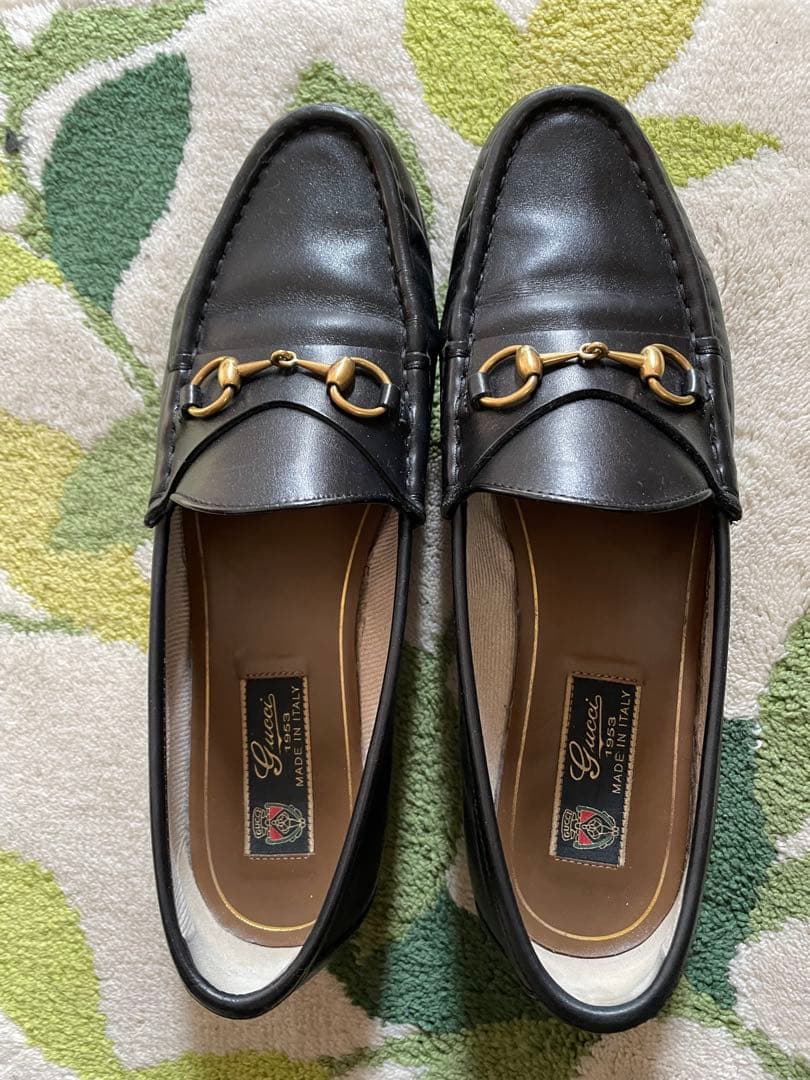 GUCCI ブラック ローファー 39 25.5〜26cm