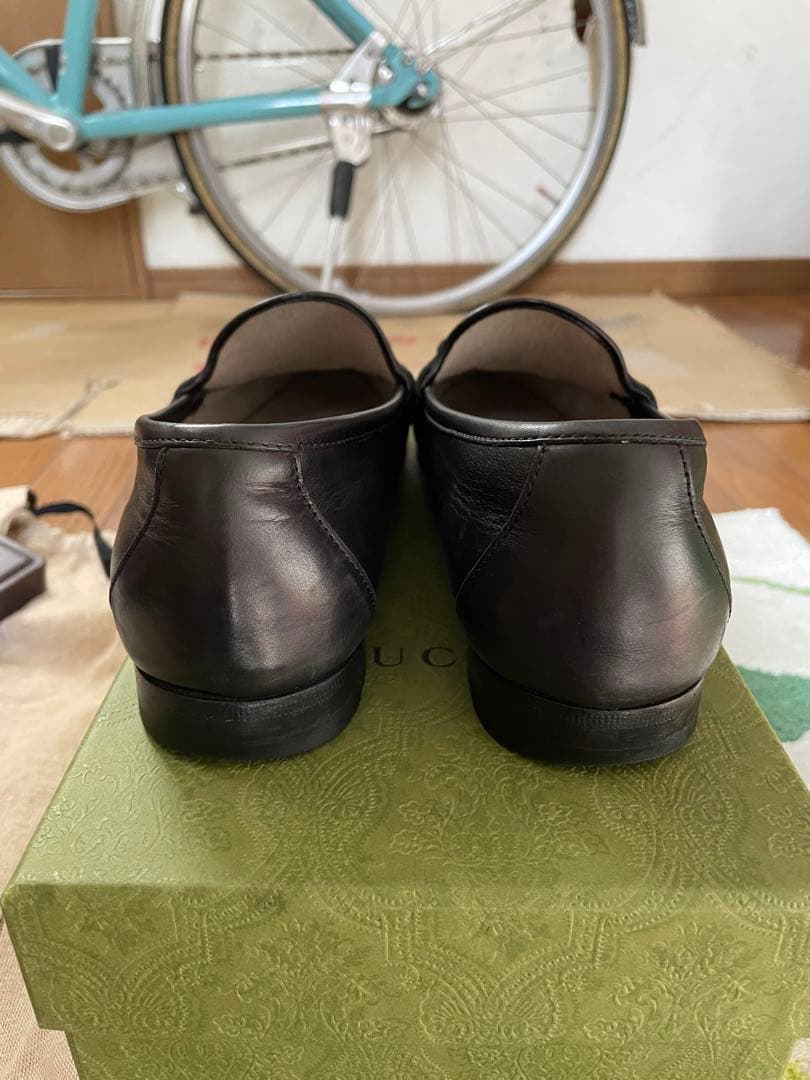 GUCCI ブラック ローファー 39 25.5〜26cm