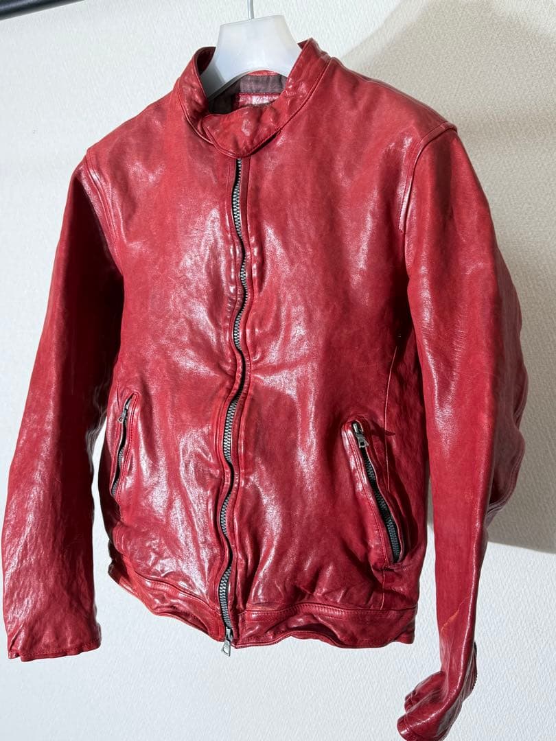 イサムカタヤマ バックラッシュ ジャパンホースシングルライダース 赤