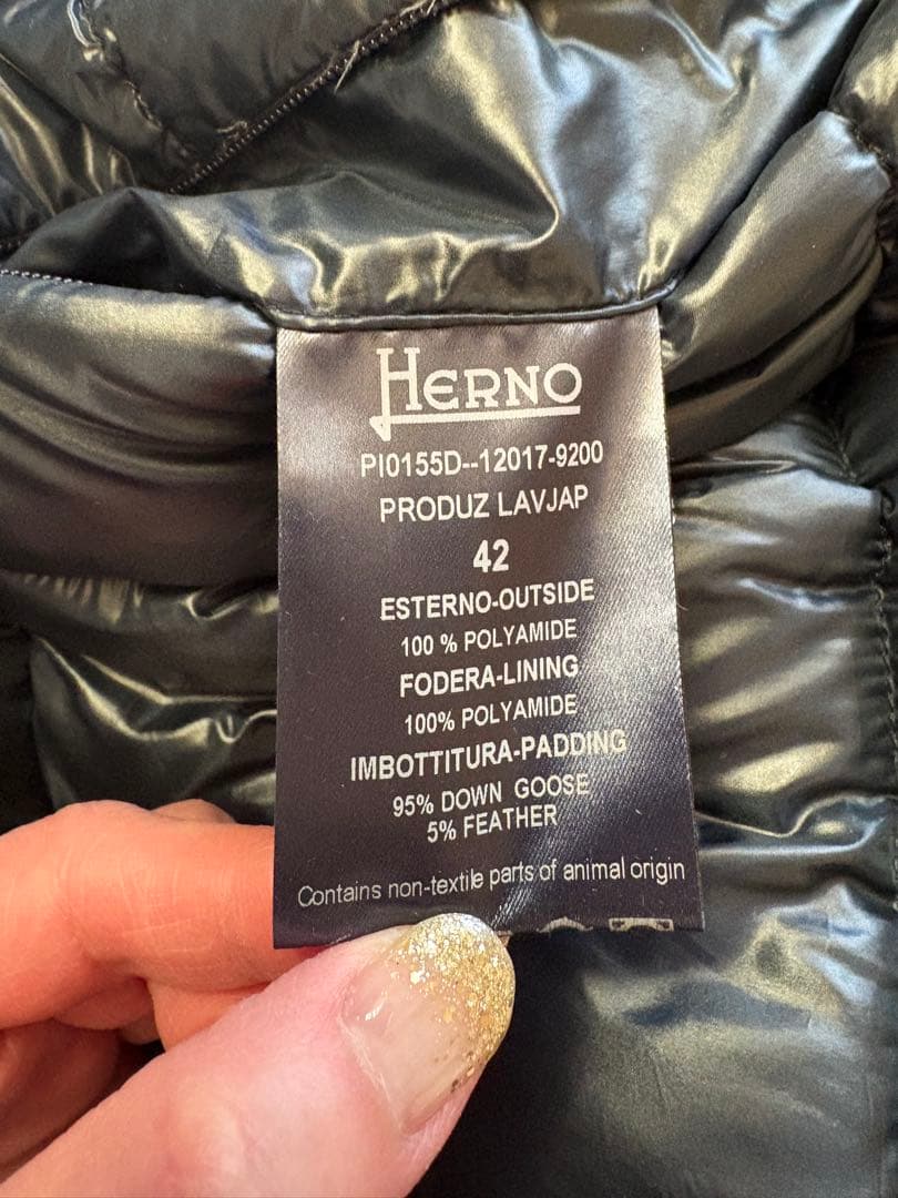 HERNO ダウンジャケットHerno ネイビー