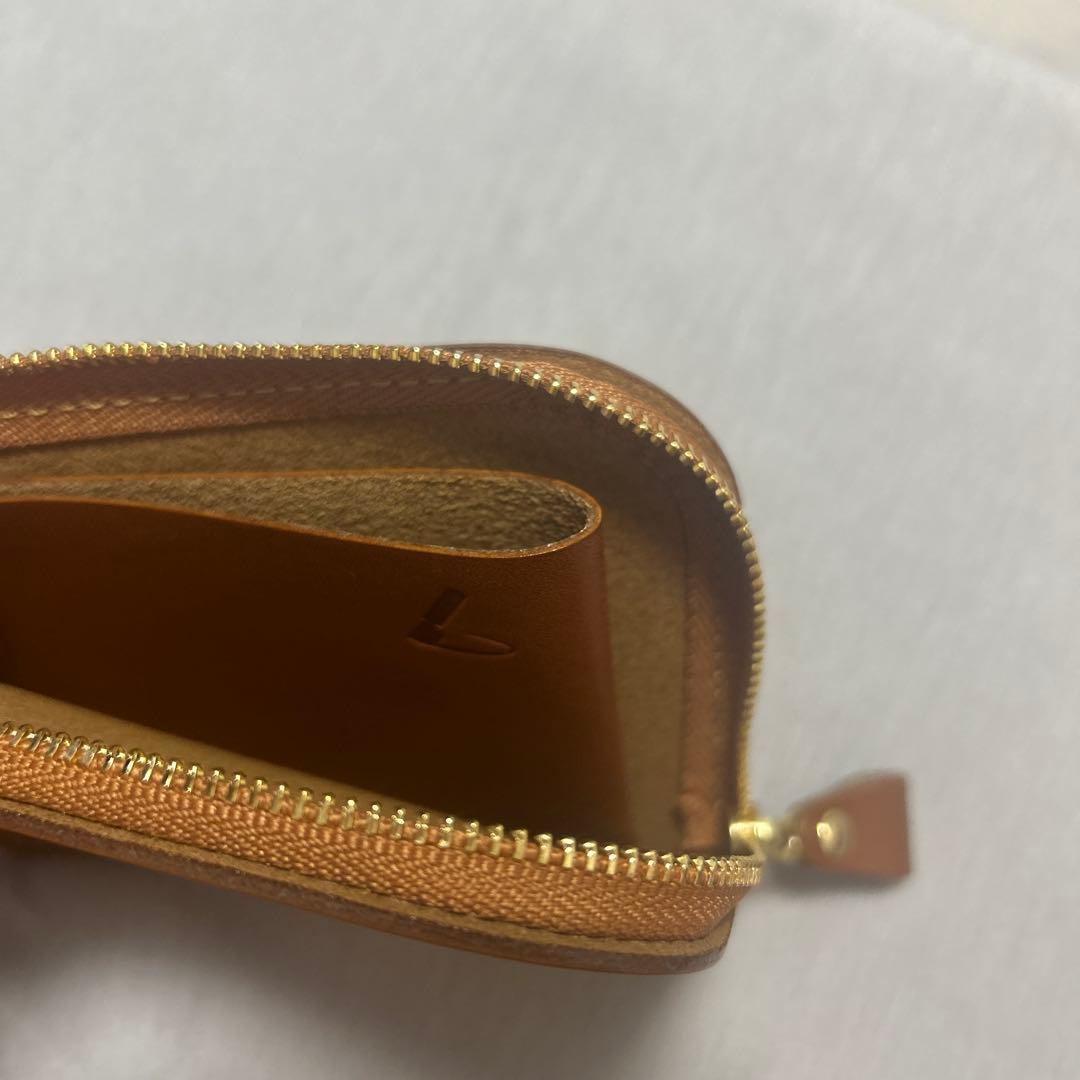 土屋鞄　ナチューラ ヌメ革Lファスナー