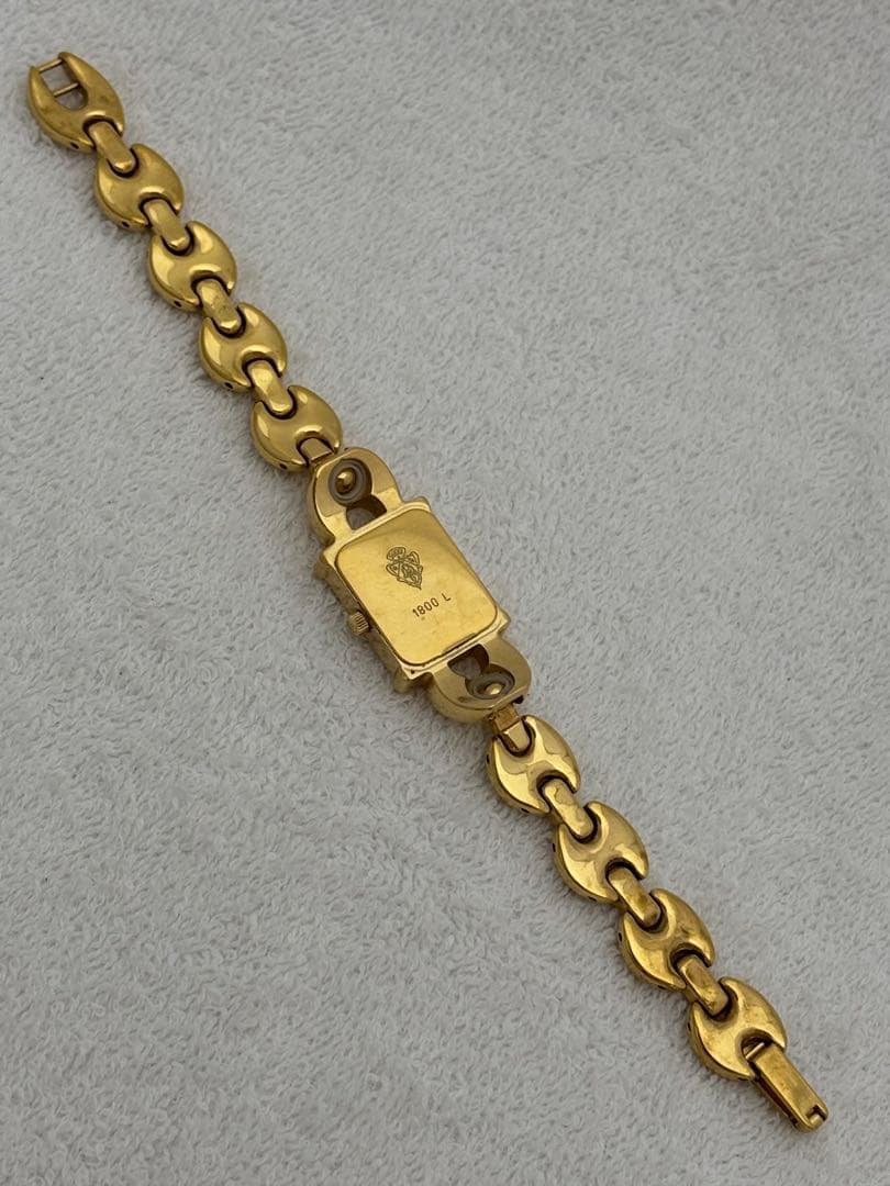 【美品】GUCCI グッチ クォーツ【1800L】純正ベルト【稼働品】レディース
