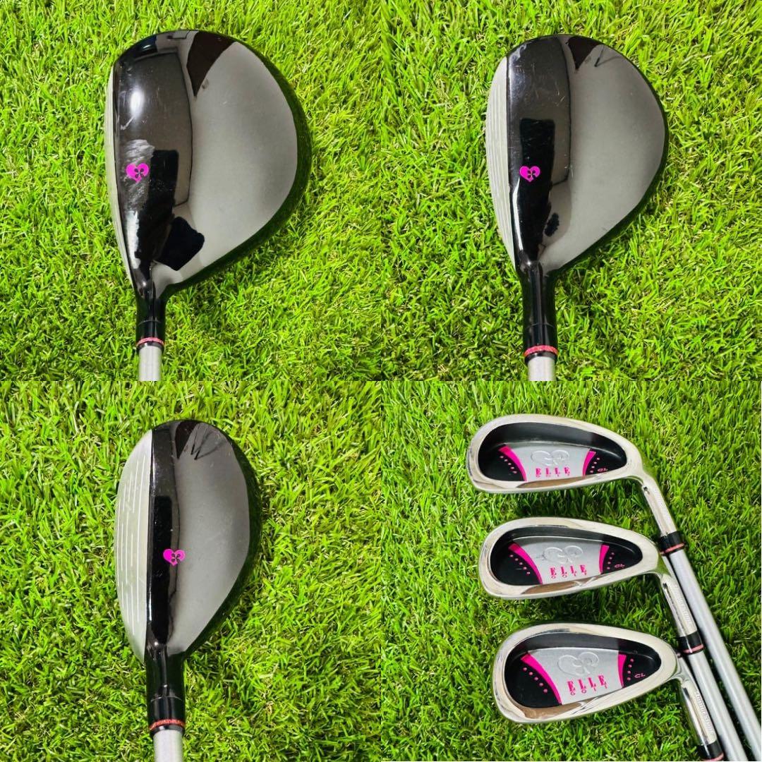 【初心者女性向け】ELLE GOLF CL レディース ゴルフクラブセット