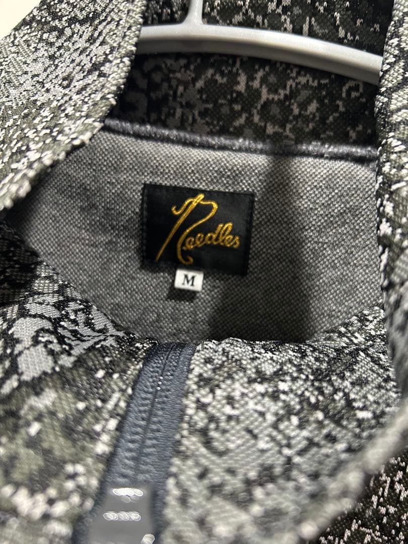 別注 Needles ニードルズ トラックジャケット ブラック パイソン柄 M