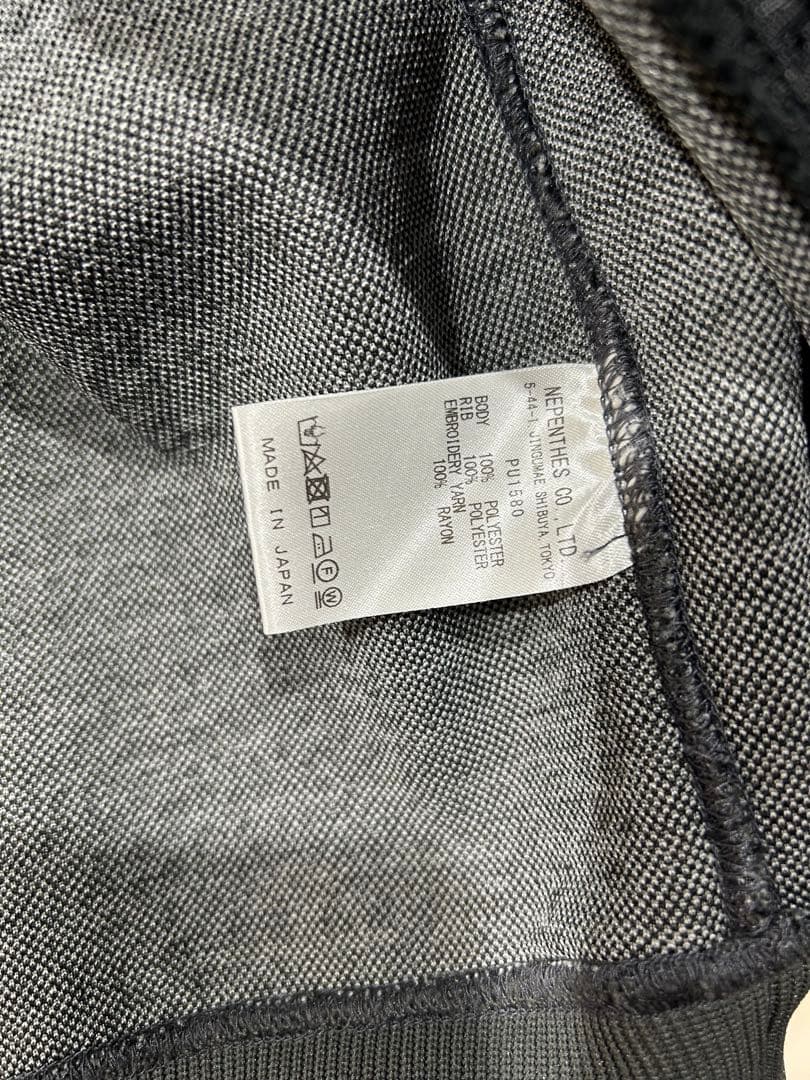 別注 Needles ニードルズ トラックジャケット ブラック パイソン柄 M