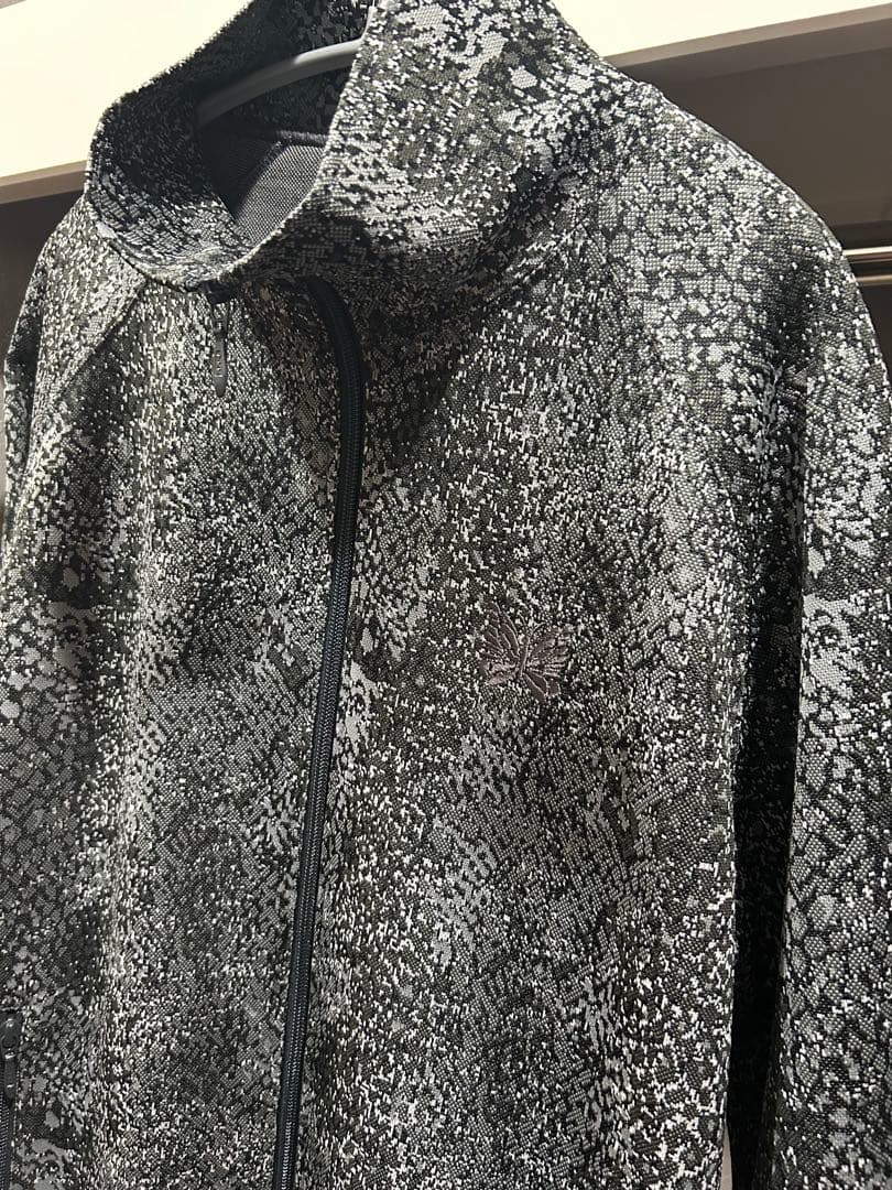 別注 Needles ニードルズ トラックジャケット ブラック パイソン柄 M