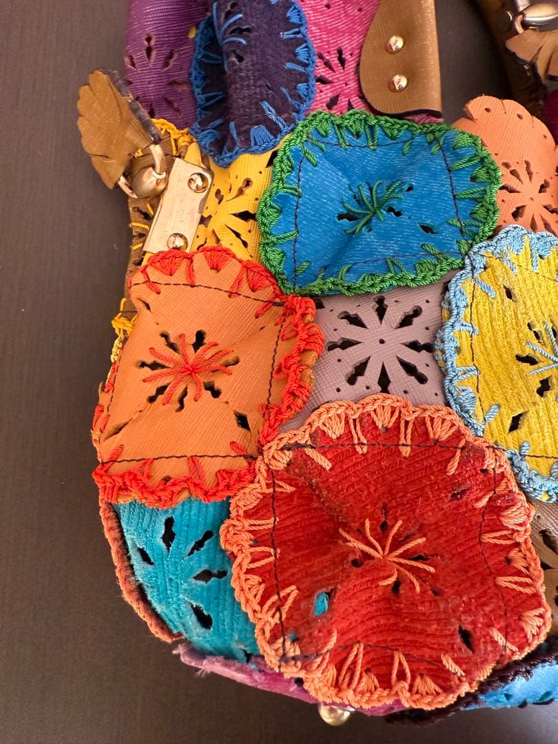 Jamin Puech ジャマンピエッシュ　2way バッグ　フラワー　袋付