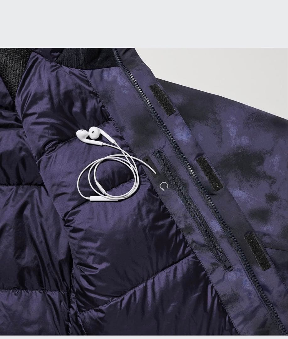 ユニクロ　ハイブリッドダウンスノーボードパーカ平野歩夢モデル