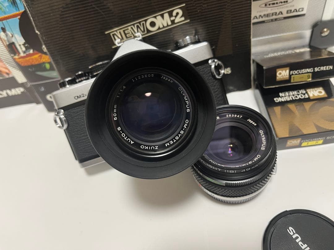 Olympus OM-2 フィルム一眼レフカメラセット