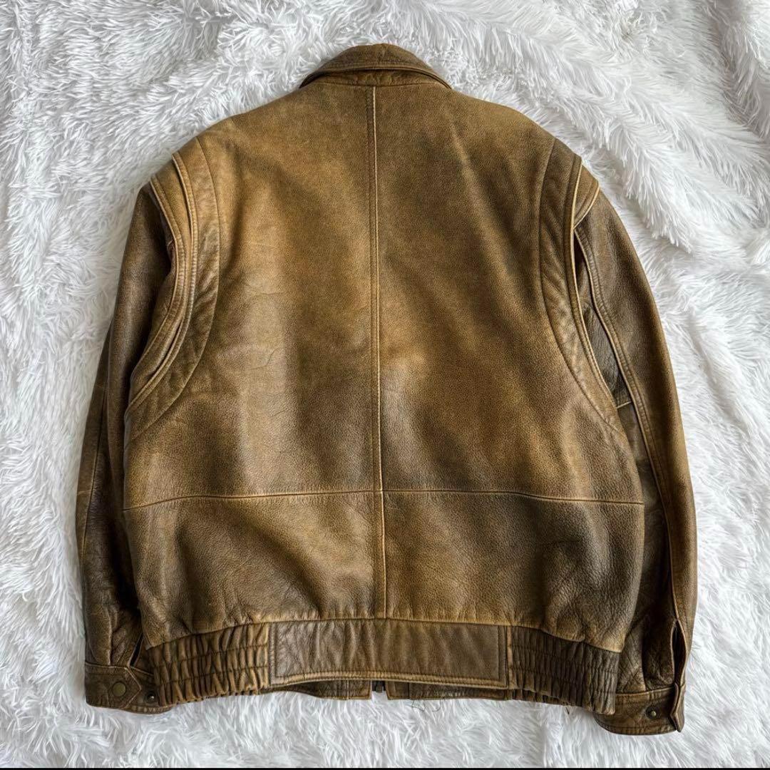 一点物✨️激渋 WindArmor レザージャケット フライト ブルゾン B-3