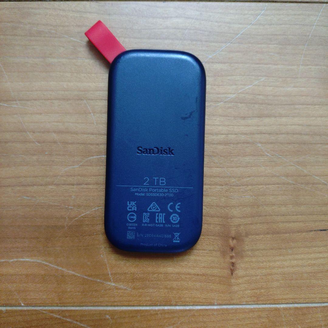 SanDisk Portable SSD 2TB ネイビー