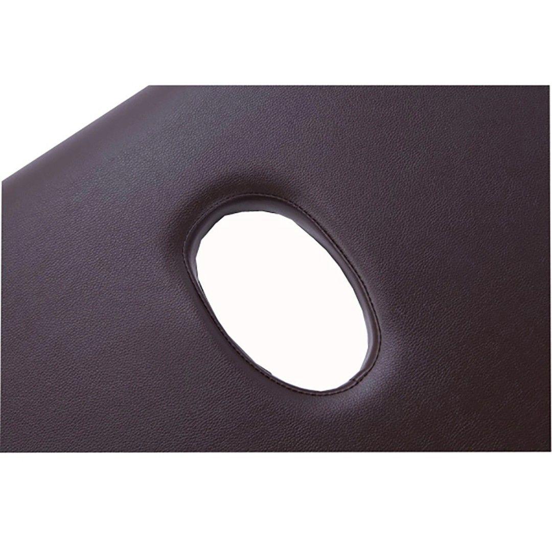 【美品】軽量木製折りたたみベッド EB-03（キャリーバッグ付/ダークブラウン）